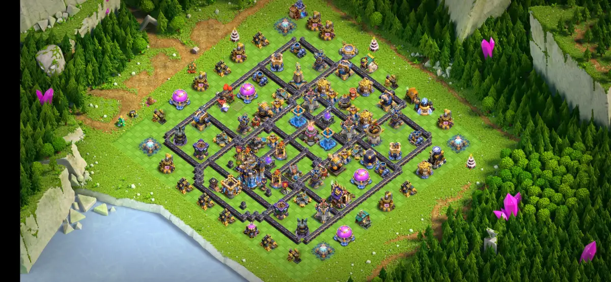 TH18 War Base Layout for Clash of Clans Anti 2 Star