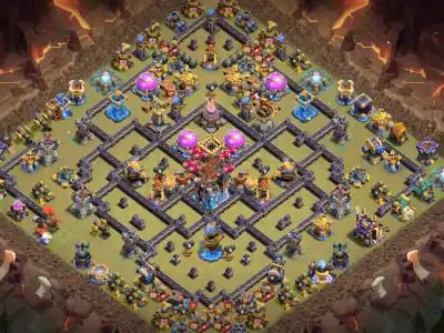 Layout TH18 War Base Anti 2 Star for Legend League and CWL