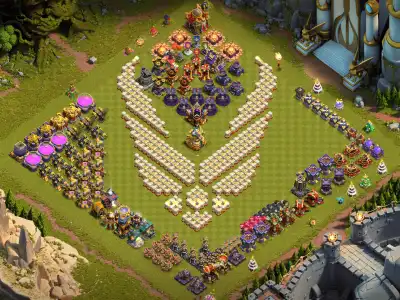 Layout TH16 Troll War Base Layout for Clash of Clans Copy Link
