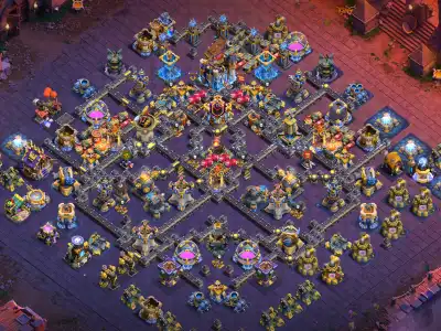 Layout TH18 Legend League Anti 3 Star CoC Base Layout