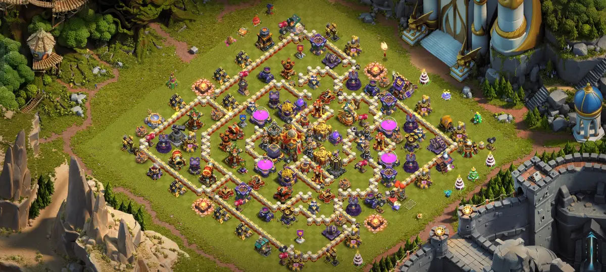 TH16 Anti 3 Star War Base for Clash of Clans
