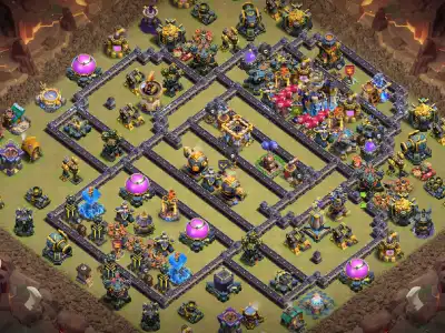 Layout RDX Clan TH18 Legend League Anti 3 Star COC Base Layout 2026 | Latest
