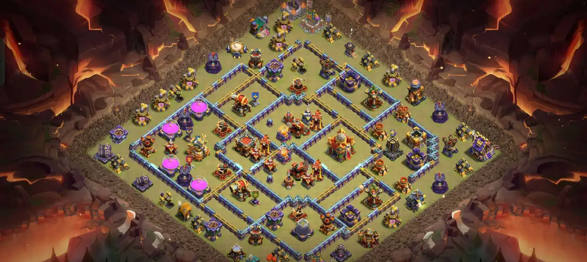 TH16 Defense Base Layout for Clash of Clans Copy Link