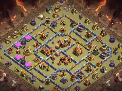 Layout TH16 Defense Base Layout for Clash of Clans Copy Link