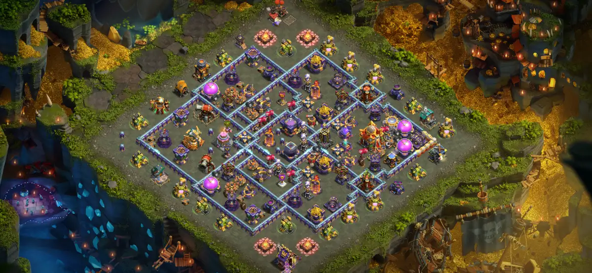 TH16 War Base Anti 3 Star Layout with Tough Core Pathing