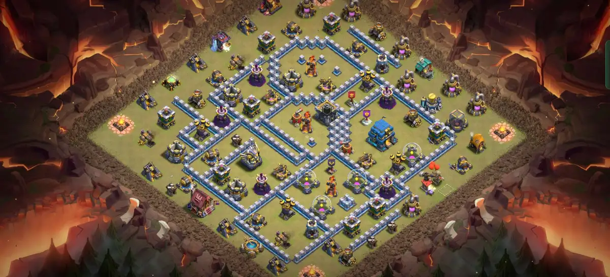 TH12 War Badr Anti 3 Star Base for clash of clans