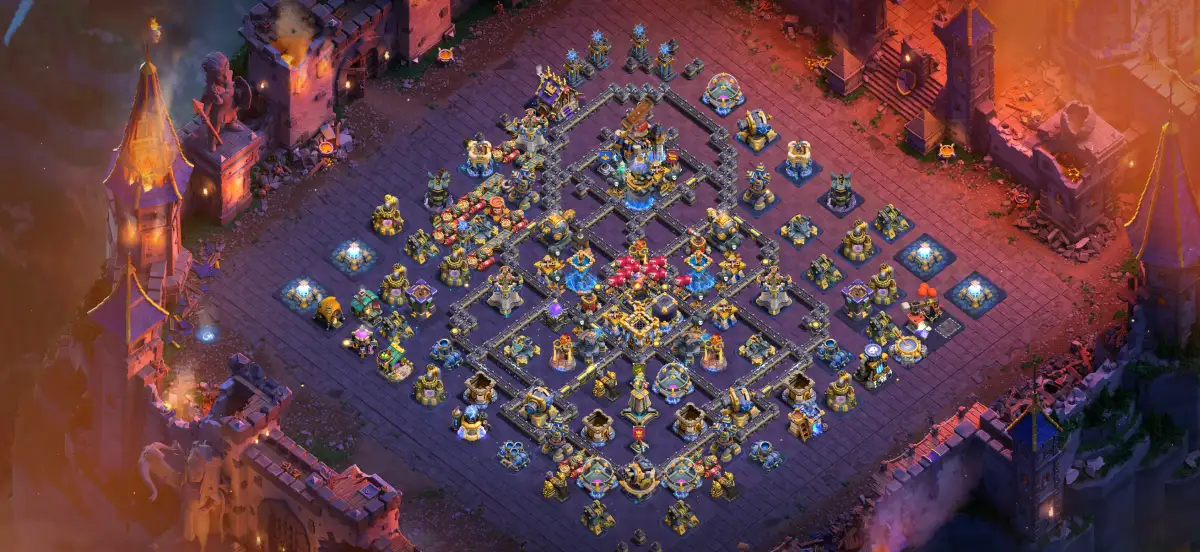 Flex TH18 War Anti 2 Star coc base layout | Legend League