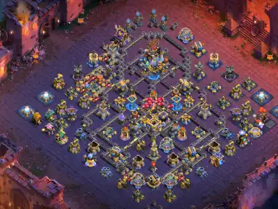 Layout Flex TH18 War Anti 2 Star coc base layout | Legend League