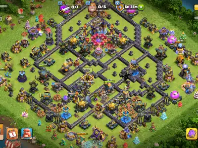 Layout TH18 War Base Anti 2 Star for Electro Dragon Hits