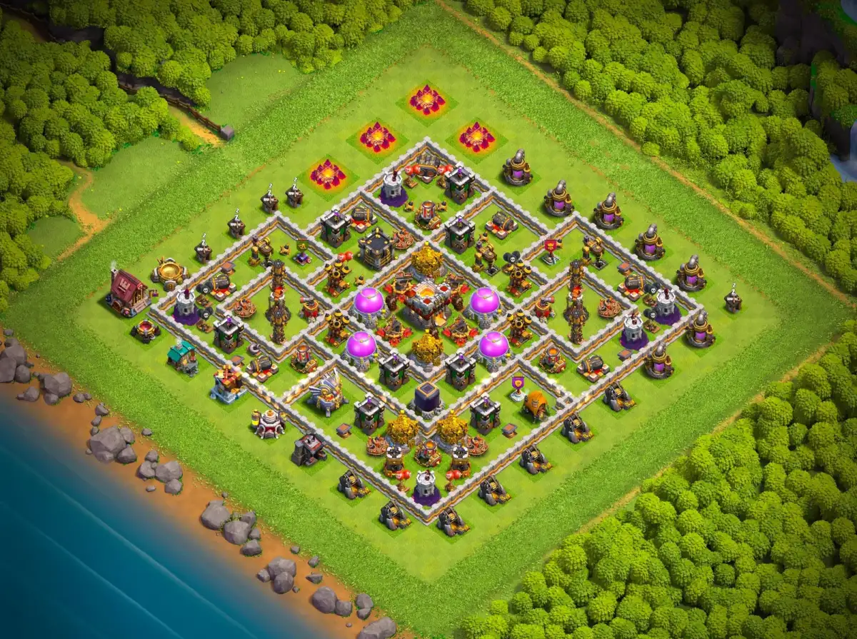 TH11 Farming Base Copy Link | Safe Loot Clash of Clans