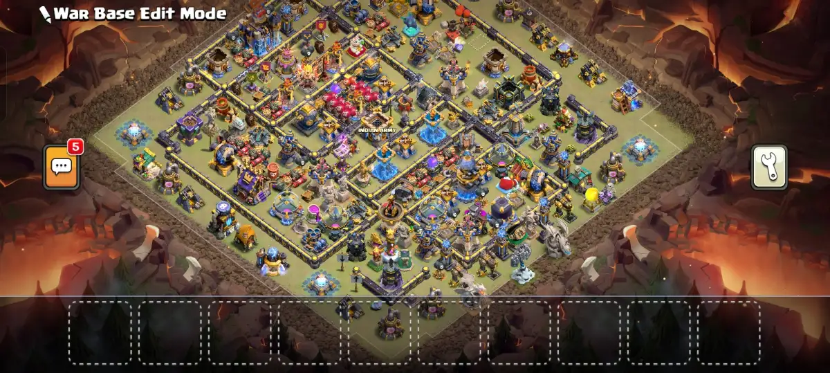 TH18 Troll War Base With Anti Electro Dragon Core