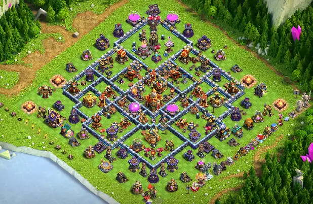 TH16 War Base Copy Link for Clash of Clans Anti 2 Star
