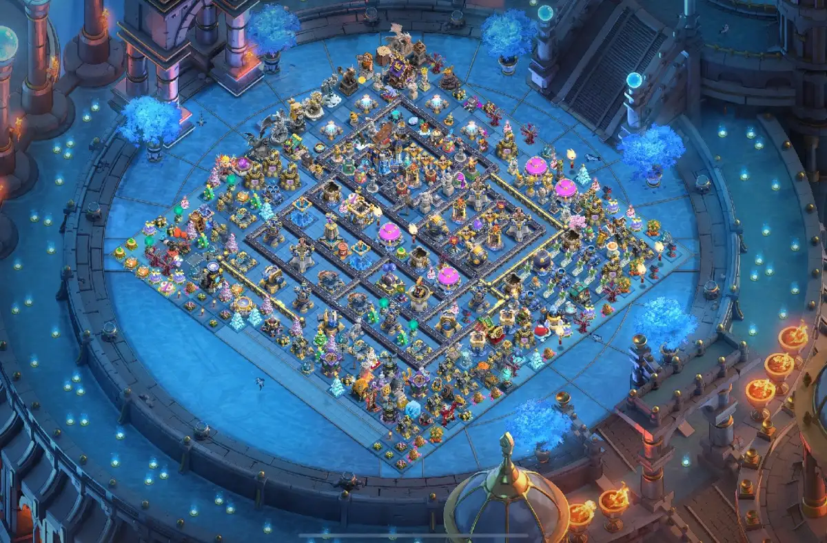 Mighty TH18 Hybrid coc base layout with Anti 3 Star