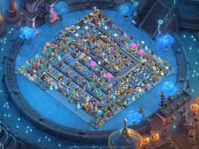 Layout Mighty TH18 Hybrid coc base layout with Anti 3 Star