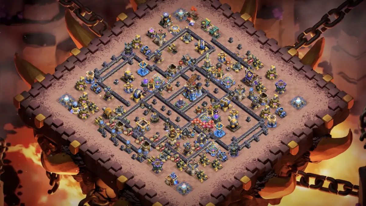TH18 War Base for CoC Anti 3 Star Copy Link