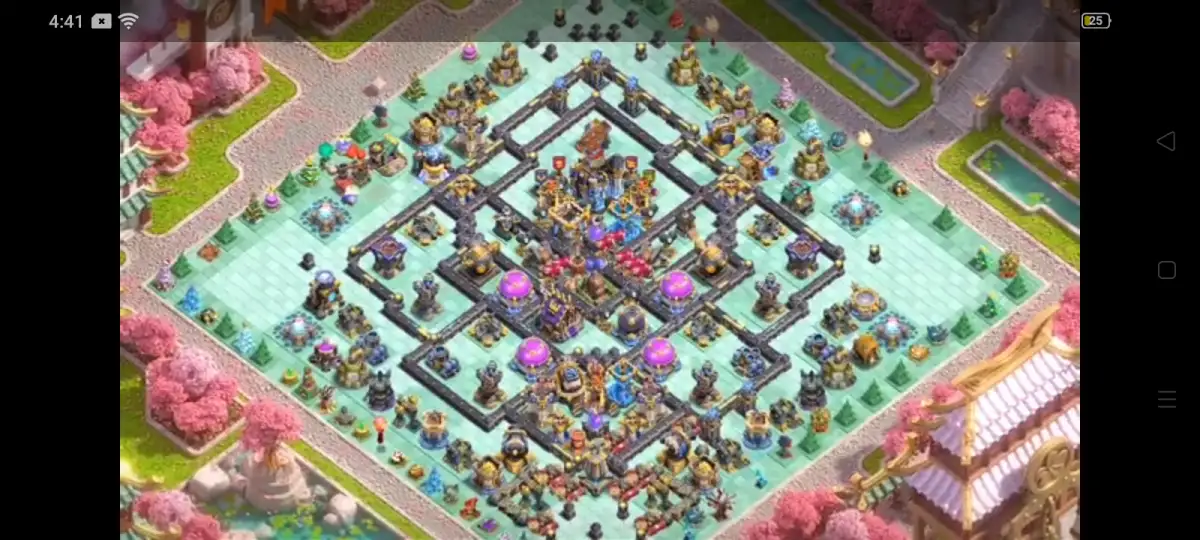 TH18 Anti Everything COC Base Layout with Diamond Walls