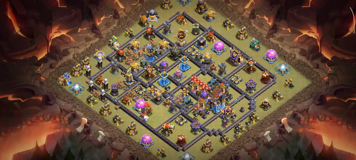 TH18 Anti 2 Star Base with Split Core Defense