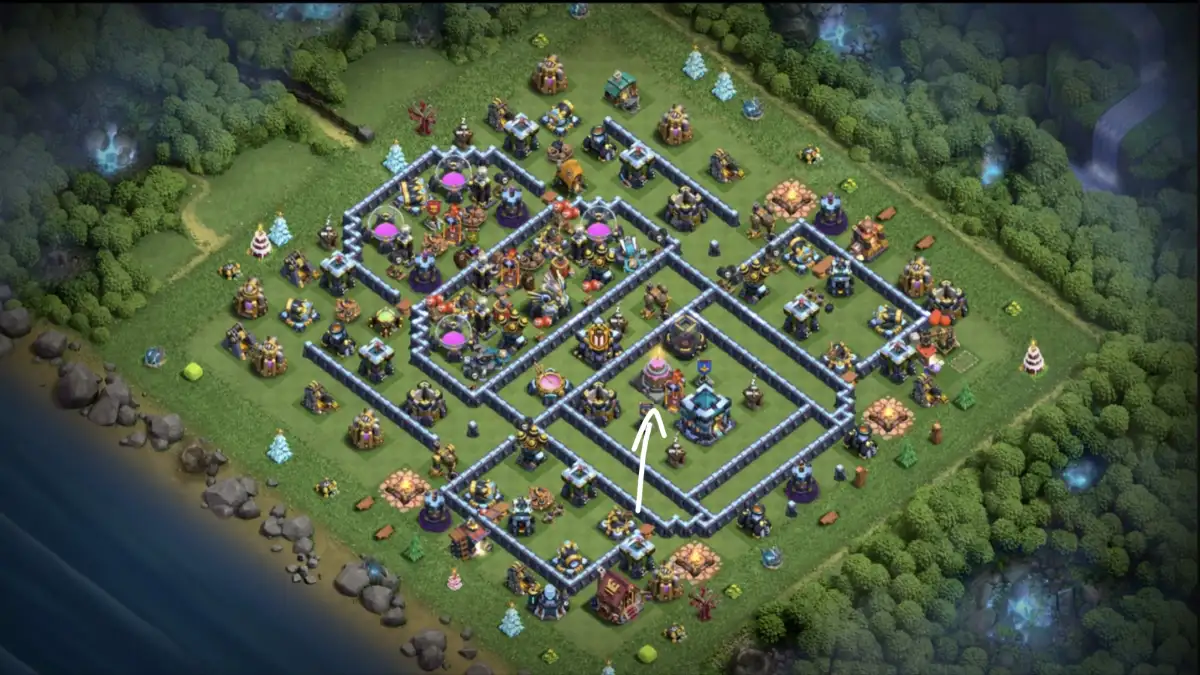 TH13 War Base Anti 3 Star - war badr Clash of Clans