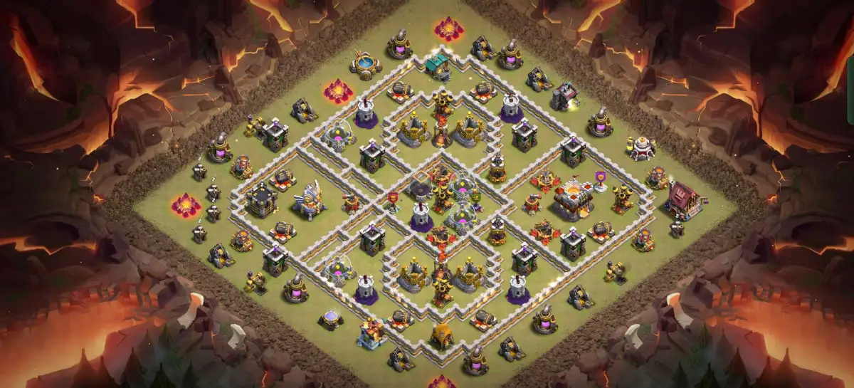 TH11 War Base for CoC | Anti 3 Star Clash of Clans