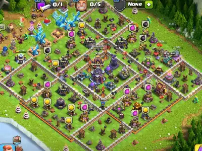 Layout TH15 Farming Base Anti 2 Star Anti Air for Electro Dragons