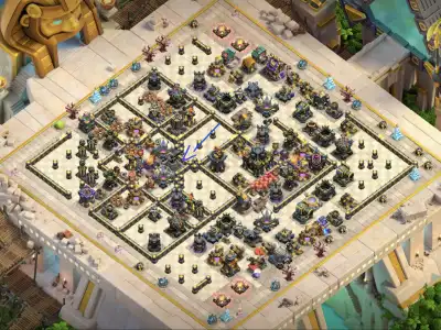 Layout TH17 War Base for Clash of Clans Anti 3 Star Copy Link
