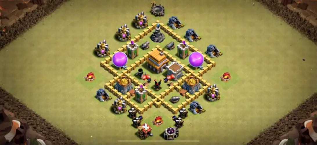 Layout Superior TH5 War Coc Layout | Anti Everything Battlemaster
