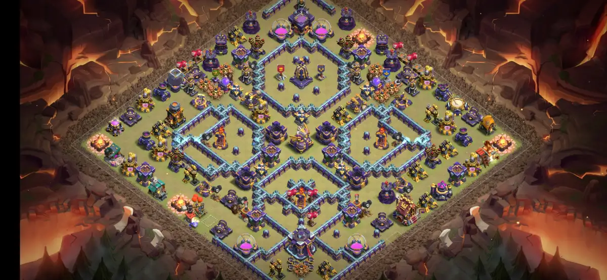 TH15 War Base Anti 2 Star for Clash of Clans Legend Push