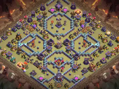 Layout TH15 War Base Anti 2 Star for Clash of Clans Legend Push