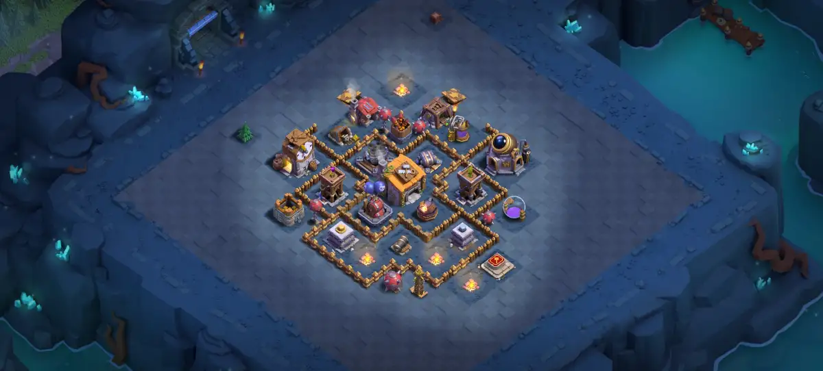 BH6 Builder Hall Base Layout for Clash of Clans Copy Link