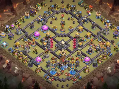 Layout TH18 War Base Anti 2 Star for Legend League and CWL
