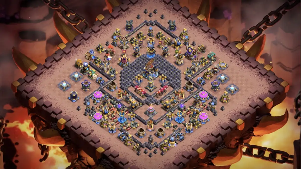 TH18 War Base Anti 3 Star Ring for clash of clans