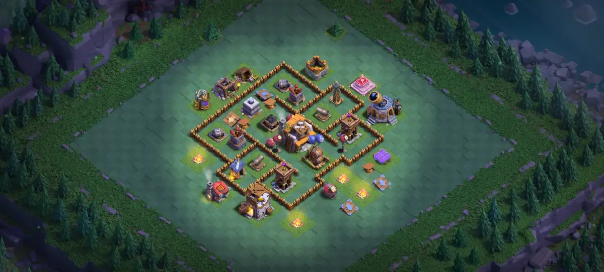 BH5 Builder Hall Base Layout for Clash of Clans Copy Link