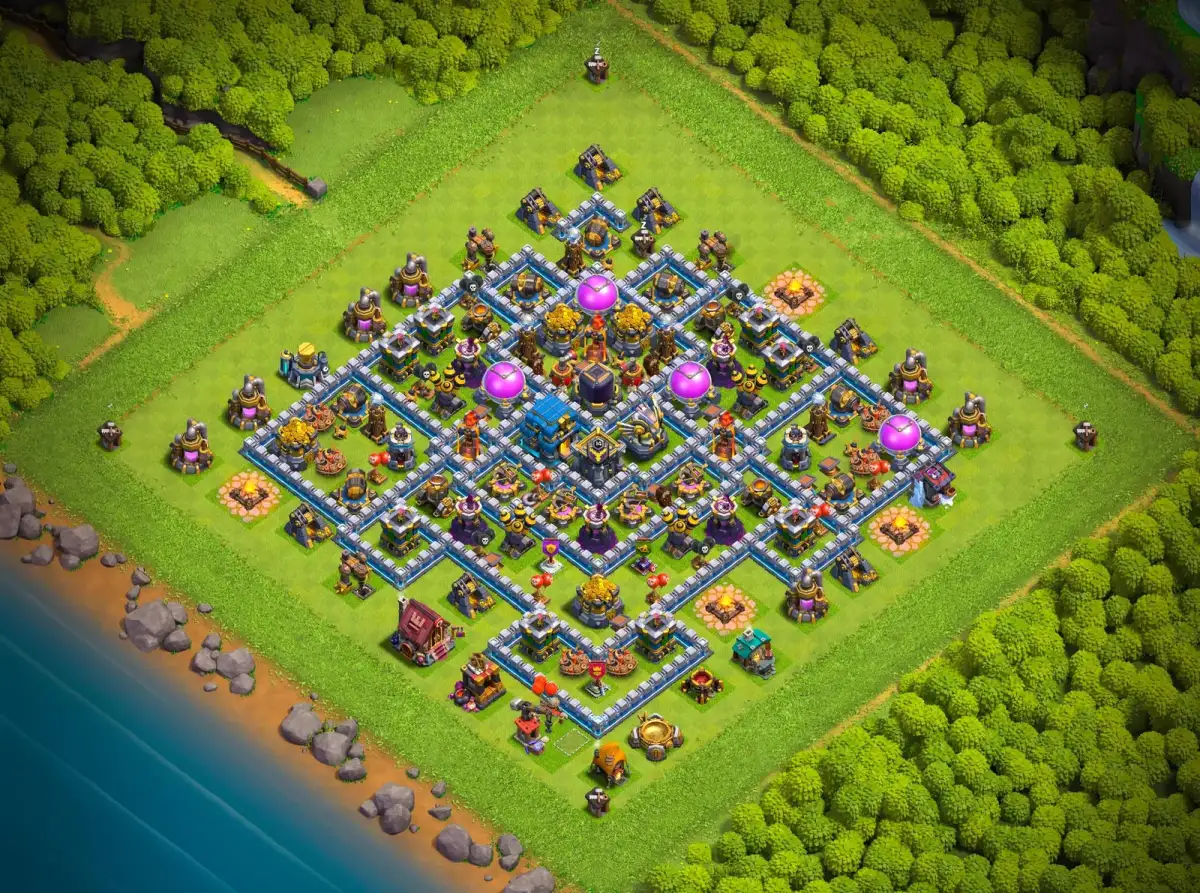 TH12 Legend League Base Layout for Clash of Clans Defense