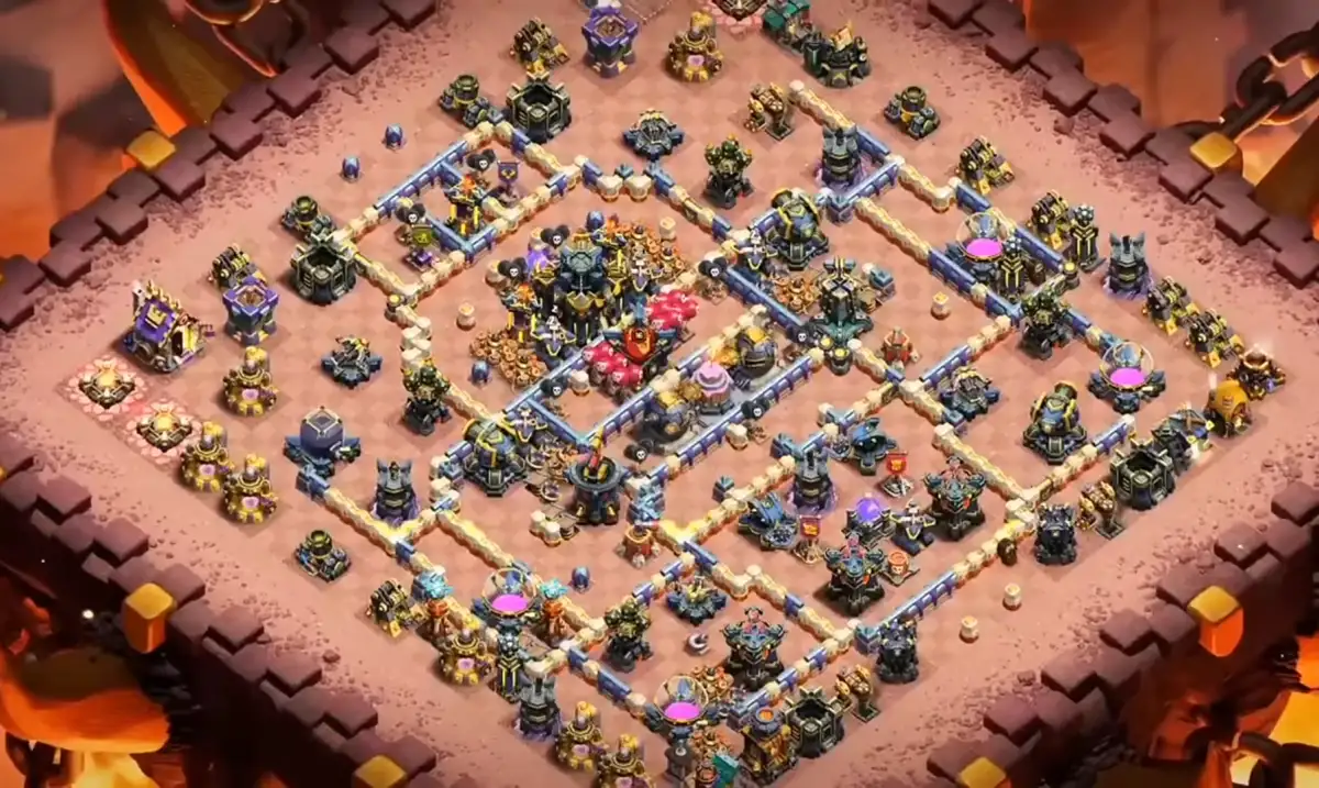 TH17 War Base Anti 2 Star Layout for Clash of Clans