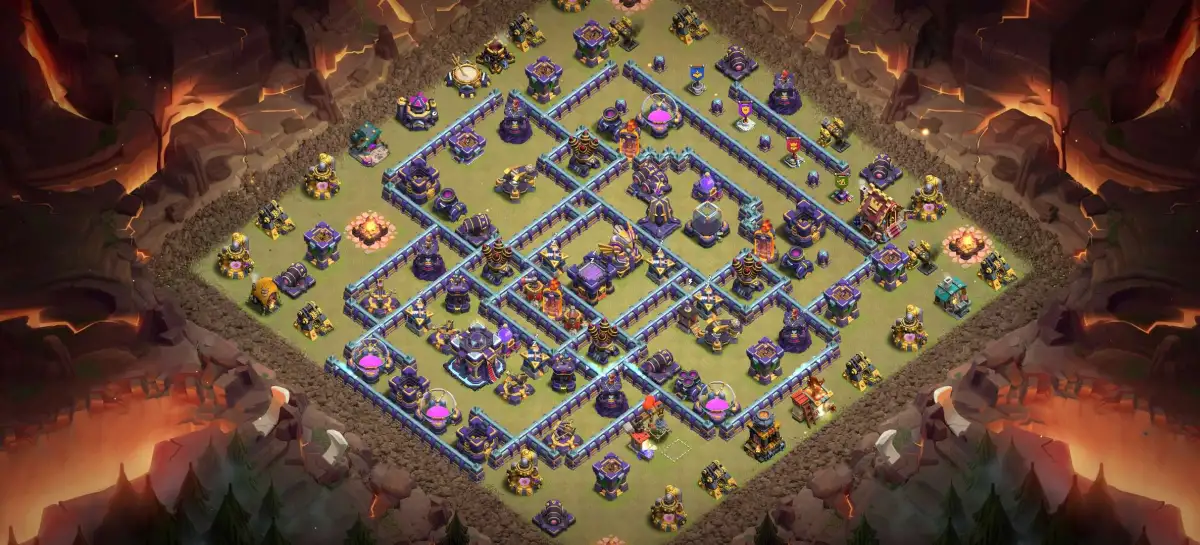 TH15 Defense Base Layout for Clash of Clans Anti 2 Star