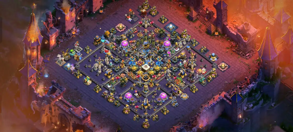TH18 War Base for coc Anti 2 Star Legend Copy Link