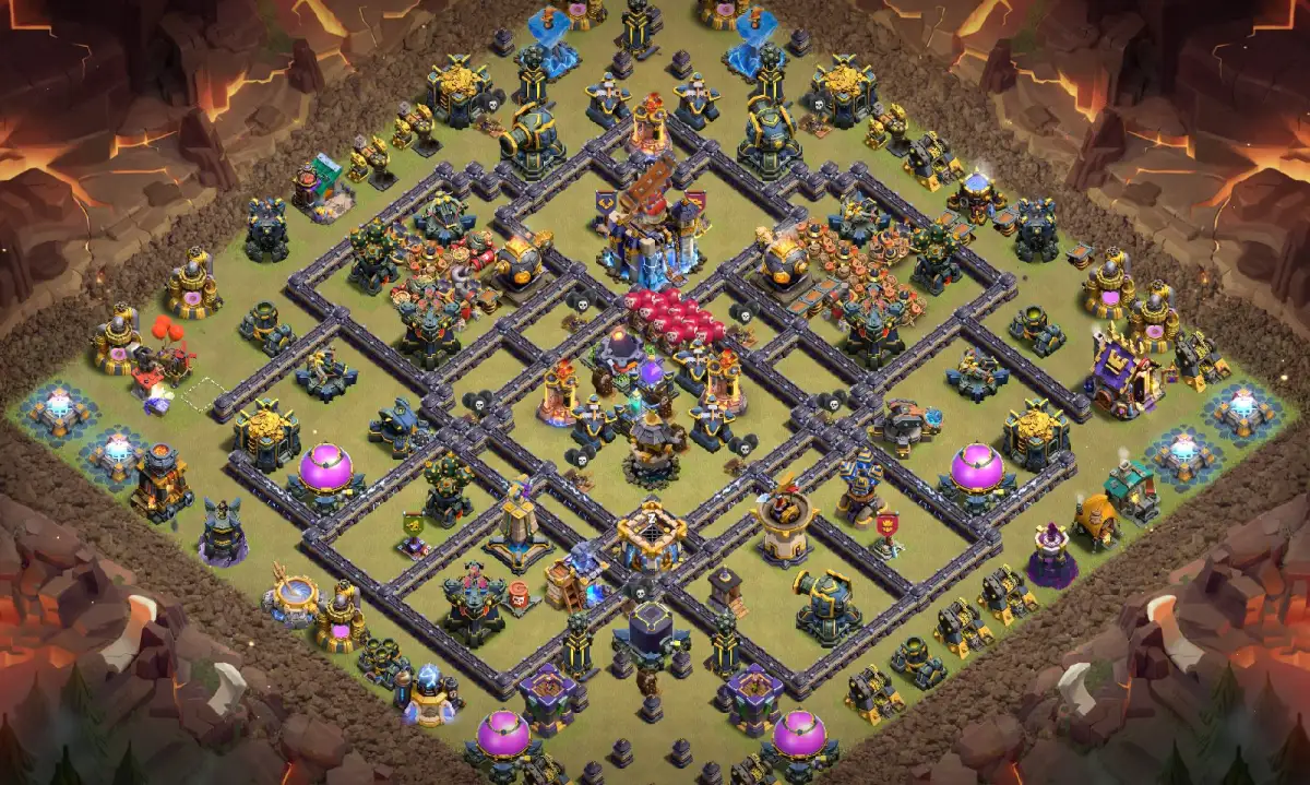 TH18 Legend League COC Base Layout for Anti 3 Star Hits