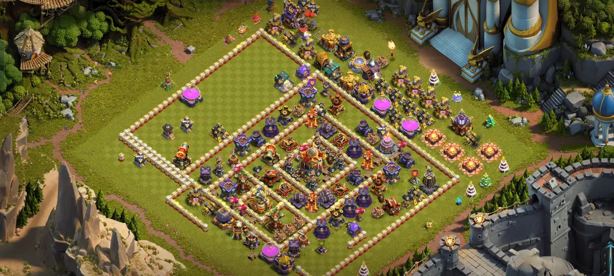TH16 Anti Air Base Link for Clash of Clans War Defense