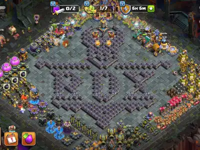 Layout TH18 Named coc base layout with ROX Wall Art