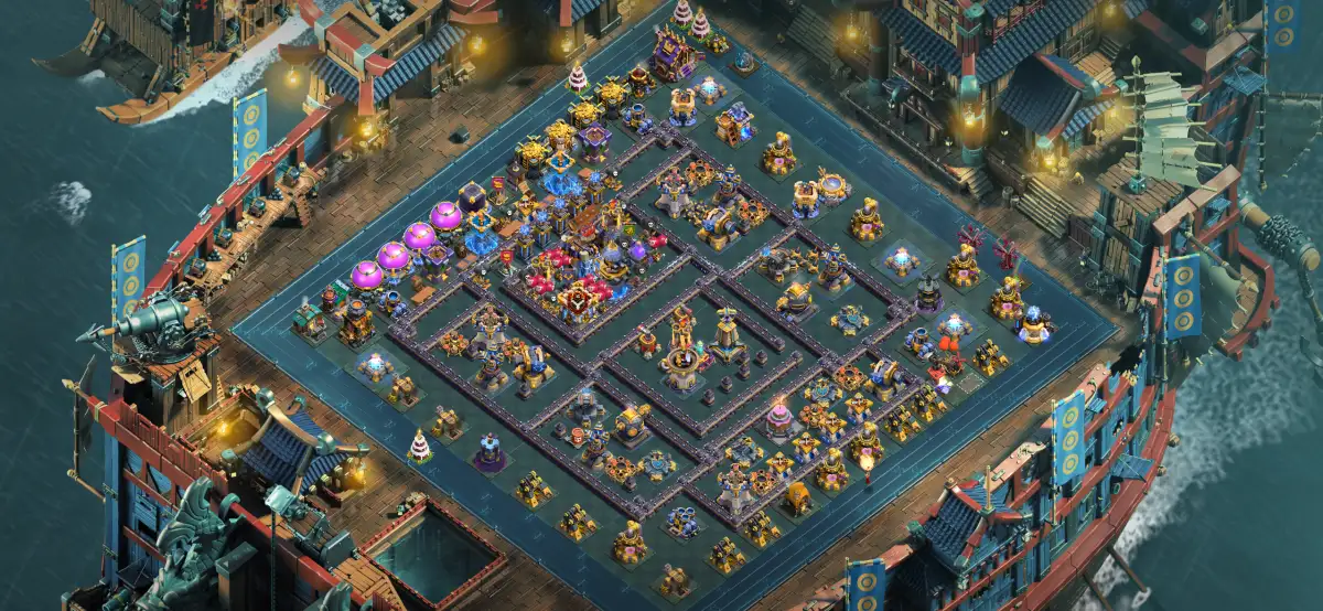 TH18 War Base Anti 3 Star for Electro Dragon Attacks