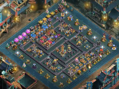Layout TH18 War Base Anti 3 Star for Electro Dragon Attacks