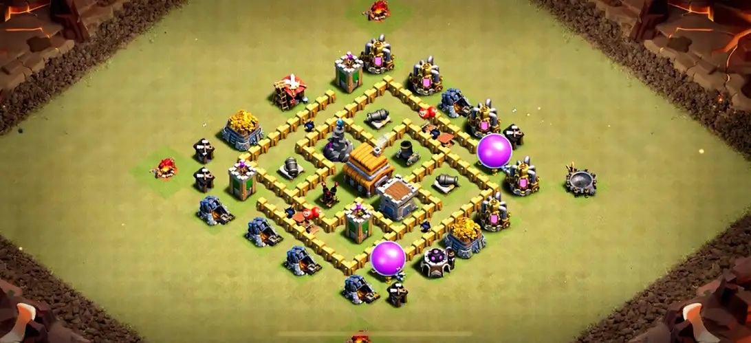 Layout Latest TH5 War Coc Layout | Anti 2 Stars Healthy Cloud