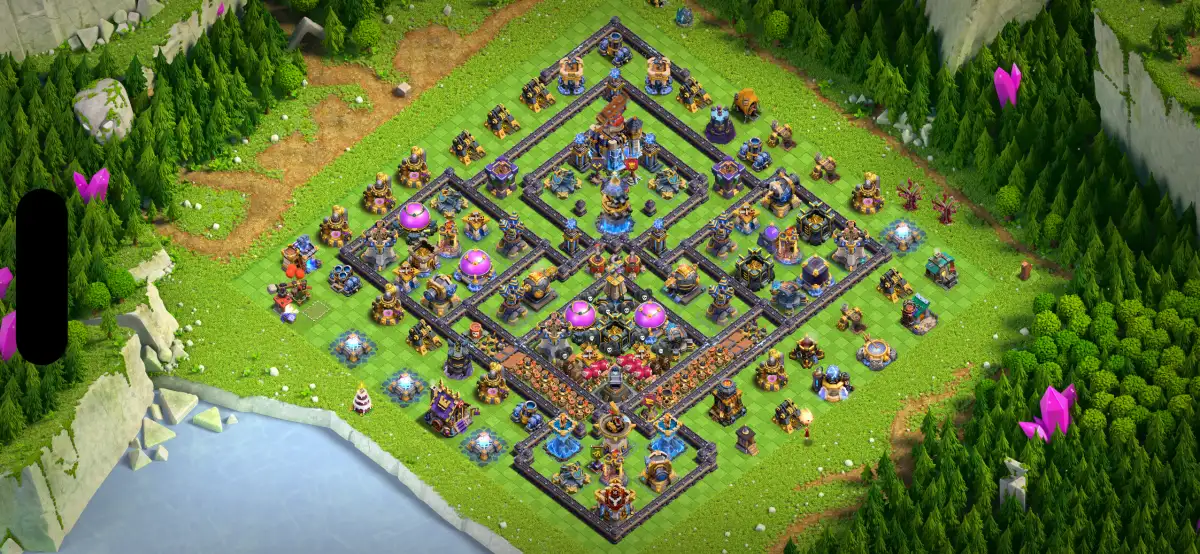 TH18 War Base Anti 2 Star Anti Air Layout with Copy Link