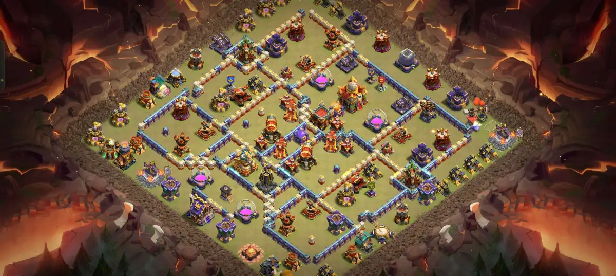 TH16 War Base Layout Anti 2 Star for Clash of Clans