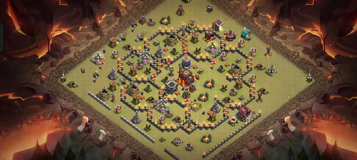 TH10 Farming Base Anti Air Layout with Copy Link