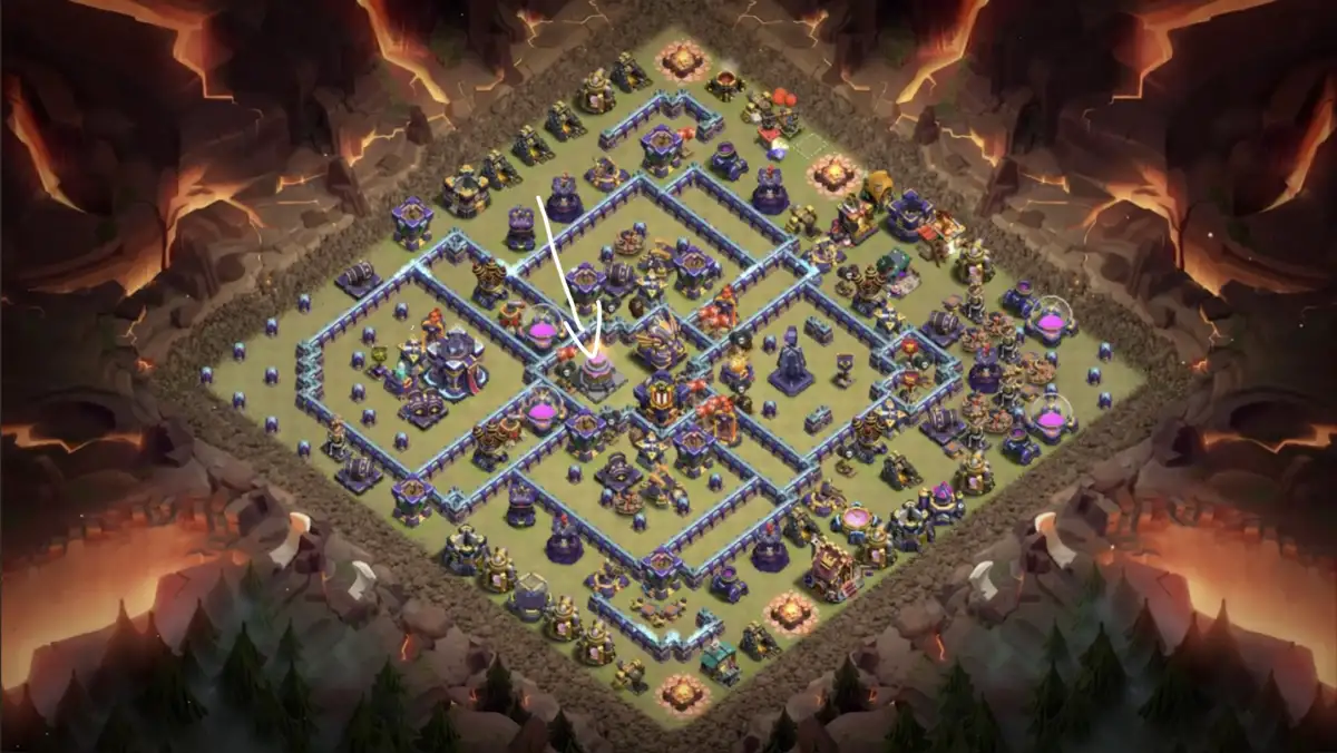 TH15 War Badr Anti 3 Star Base for CoC Copy Link