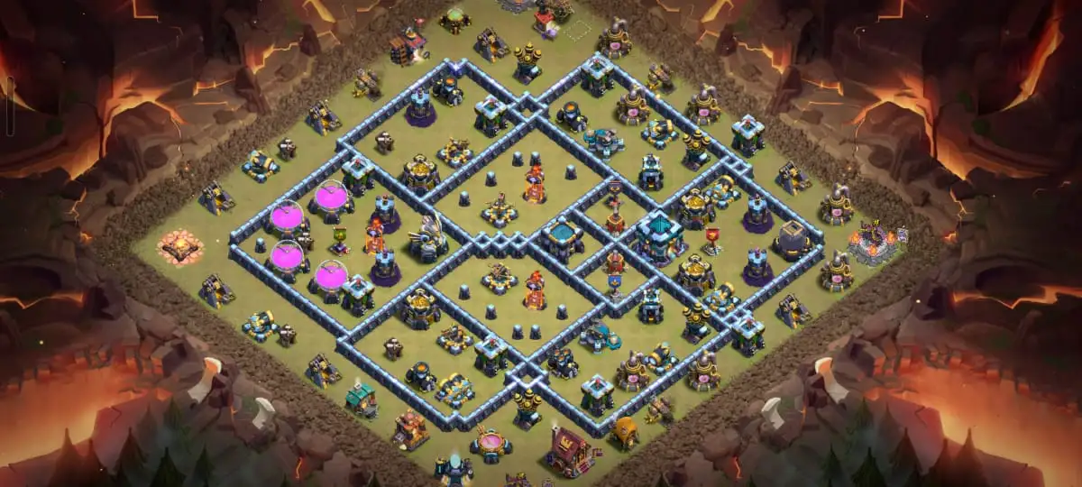 TH13 War Badr Defense Base for CoC Copy Link