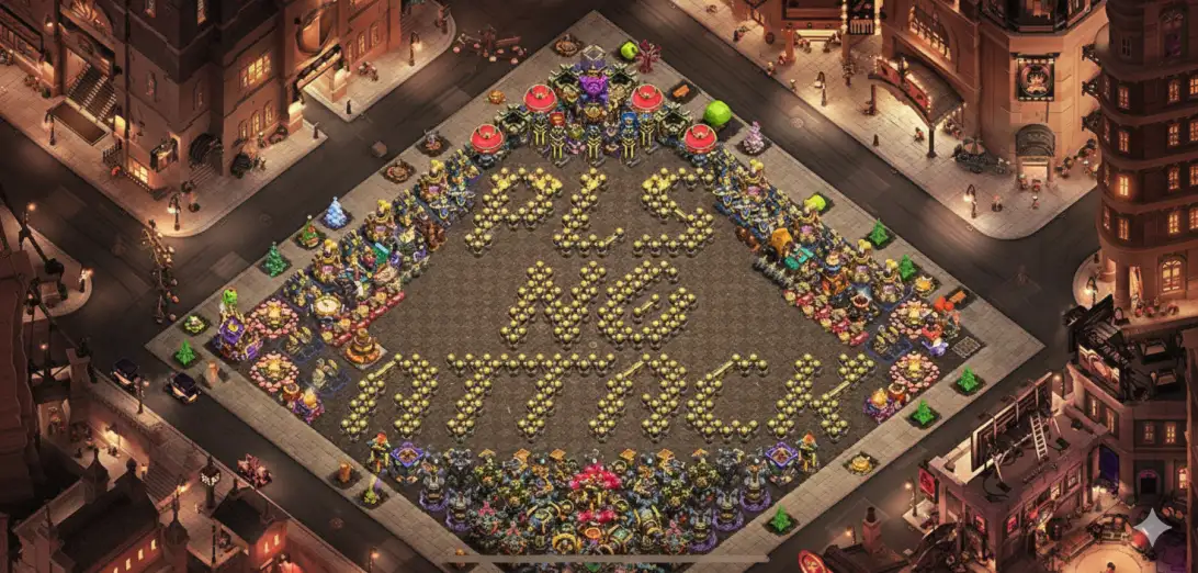 Layout Win-Ready TH17 Troll / Funny Coc Layout | Please Don't attack Fun