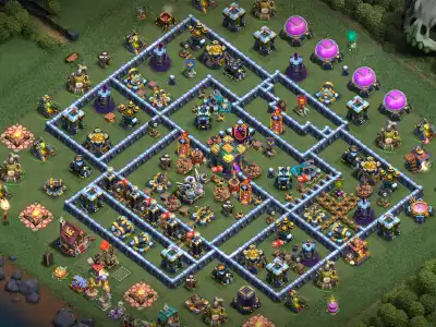 Layout TH14 Hybrid Base with Anti 2 Star Core and Air Control