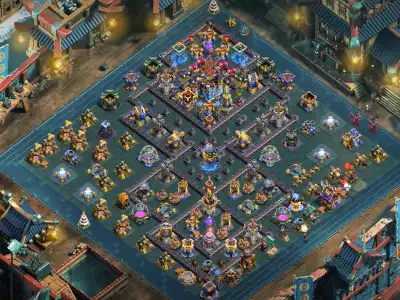Layout TH18 War Base Anti 3 Star vs Electro Dragon Attacks